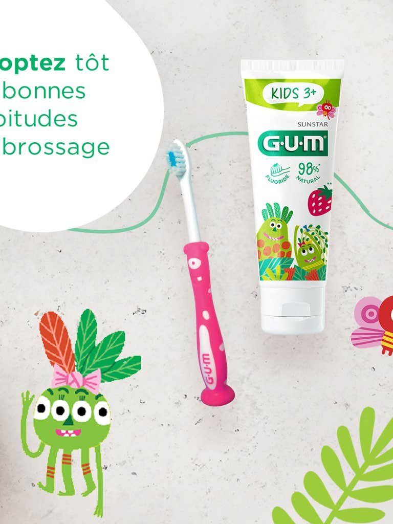 Gel Dentifrice GUM KIDS 50 ml​