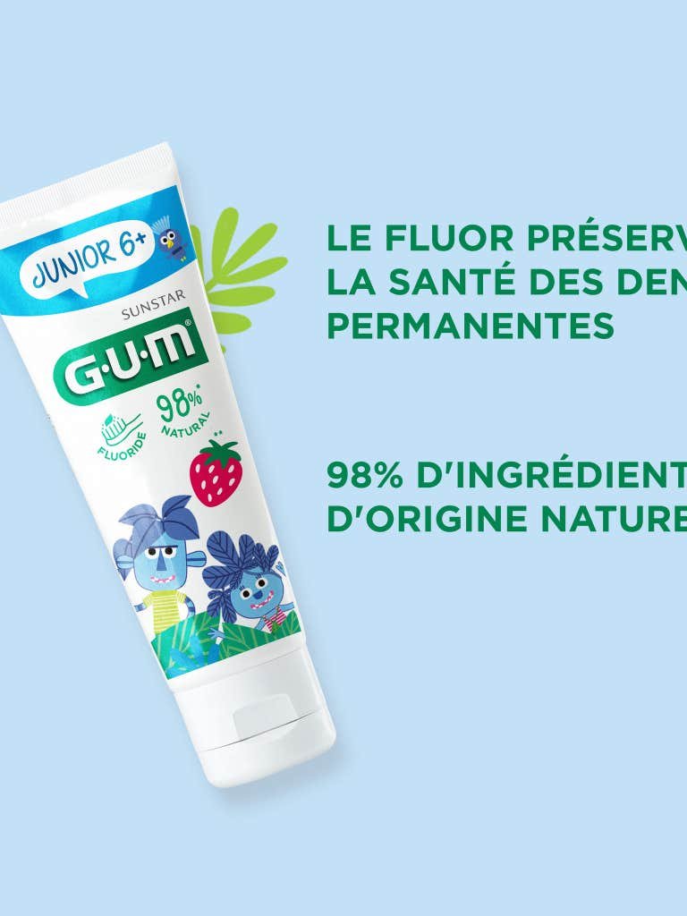 Gel Dentifrice GUM JUNIOR 50ML